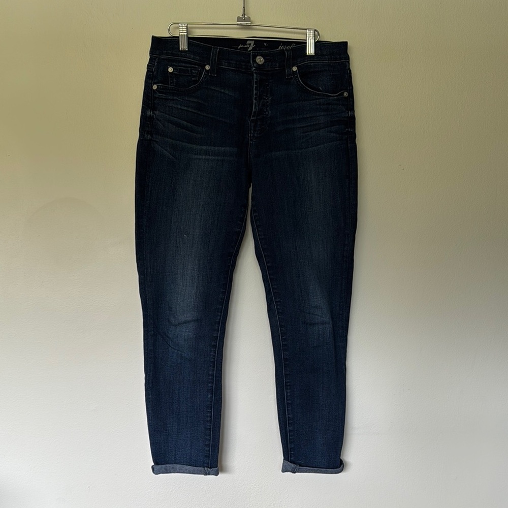 7 For All Mankind Josefina Skinny Boyfriend Jeans